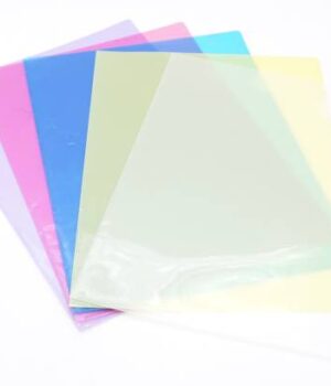 Clear L-type plastic folders